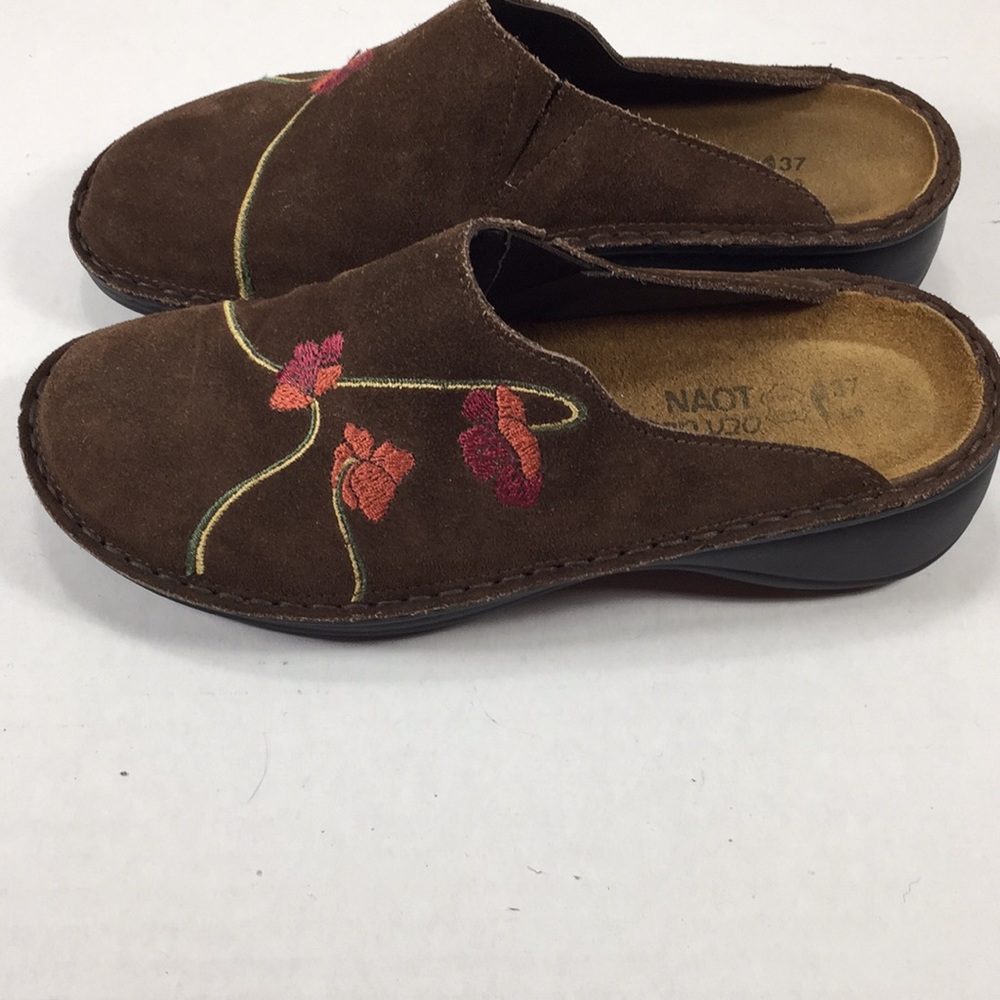 NAOT leather mules slides size6